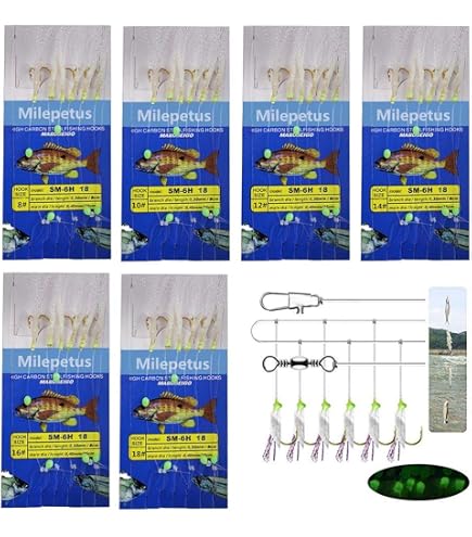 Lumi Max Hokki 5 Hook Sea Fishing Rig – 3/0 Hooks, Ready To Use