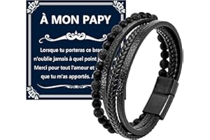 Mochity Bransoletka męska 21 cm, prezent dla mężczyzn, prezent dla taty, prezent urodzinowy, prezent na Boże Narodzenie, dla mężczyzn, z pudełkiem i kartką