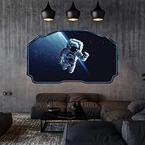 Wandtattoo Weltraum Design - 3D Galaxie Aufkleber Für Kinderzimmer & Schlafzimmer