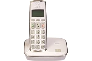 Brondi Bravo Gold Telefoni Domestici, Bianco