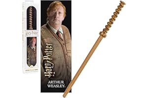The Noble Collection Réplica y Marcapáginas Arthur Weasley - Varita de PVC de 30 cm