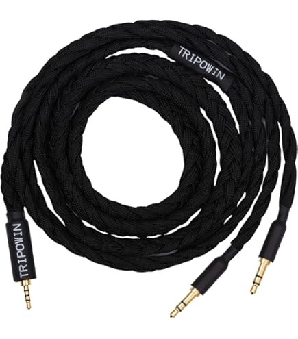 Cavo Audio Di Ricambio Compatibile Con Hifiman HE400S, HE-400I, HE-400i (versione Con Connettore Doppio 2,5 Mm), HE560, HE-350, HE1000 Per Cuffie 3,5 Mm / 6,35 Mm A Doppio Jack Maschio Da 2,5