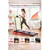 V-Fit by Compact Vibe Titreşimli Y&uuml;r&uuml;y&uuml;ş Bandı 10 km/sa Bluetooth%12 Manuel Eğimli 3&rsquo;l&uuml; Loop Bant Seti Hediyeli