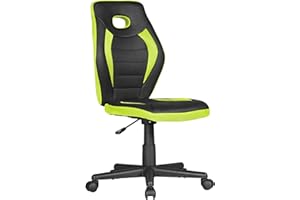 ‎FINEBUY MÖBEL ZUM WOHLFÜHLEN FineBuy Kinderschreibtischstuhl für Kinder ab 6 mit Lehne, Kinderdrehstuhl ergonomisch Kinderbürostuhl, Jugendstuhl höhenverstellbar, Jugendschreibtischstuhl ohne Armlehne