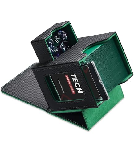Deoyibu Deck Box 100 pour cartes MTG, pour le Magic Commander TCG, PU et design magnétique, compatible avec les jeux de cartes à collectionner, Yugioh, etc. Noir Deoyibu Deck Box 100 pour cartes MTG, pour le Magic Commander TCG, PU et design magnétique, compatible avec les jeux de cartes à collectionner, Yugioh, etc. Noir