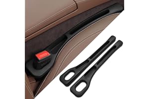 LGVOA Scatola portaoggetti per sedili auto, organizer per sedili auto, tappi universali per sedili auto, strisce di riempimento per auto, SUV, camion (nero)