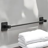Plastik Havluluk Yapışkanlı Siyah Banyo Lavabo Mutfak Uzun Kağıt Bez Havlu Askısı Kağıtlık 39 cm