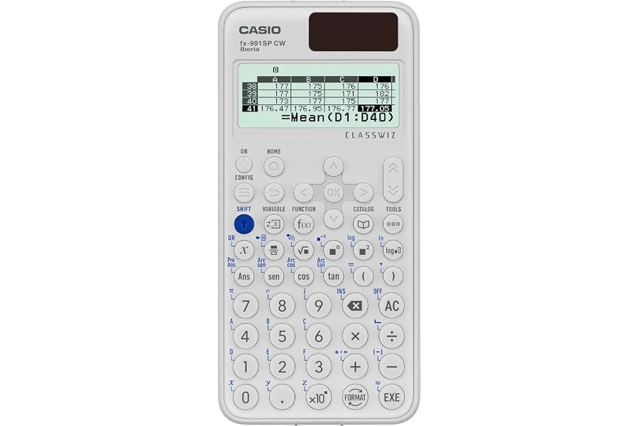 Casio FX-991SP CW - Calculadora Científica, Recomendada para el Curriculum Español y Portugués, 5 Idiomas, más de 560 Funcion