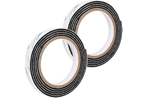 Shintop Furniture Pads Floor Protectors,Self Adhesive DIY Felt Tape Strip Roll for Wooden Floors Protector(Pack of 2, Black)