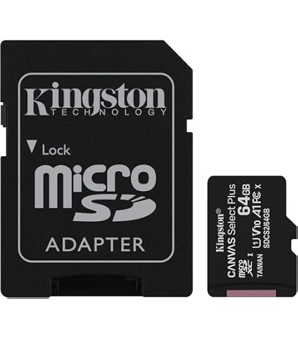 EK7000 Pro 4K Action Camera con scheda di memoria microSDXC da 64 GB