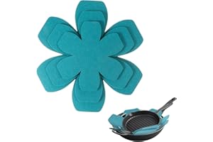 TIESOME Ochraniacze na patelnię, filcowe 3 różne rozmiary, większe i grubsze ochraniacze garnków do układania w stos, filcowe podkładki ochronne na patelnię, nieprzywierające przekładki do patelni