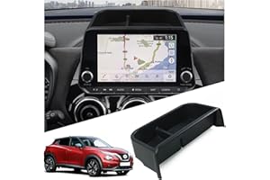 Ruiya Mittelkonsole Aufbewahrungsbox für 2020-2023 Nissan Juke f16, 8" Mittelkonsole Handyhalterung Instrumententafel Telefon Halter Navigation Ablagen Organizer Tablett Juke Zubehör