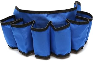 FL HUA Cintura per Birra Portatile con 6 Tasche, Cintura per Bottiglie di Birra in Nylon per Feste, Cintura Porta Birra per la Pesca e L'escursionismo