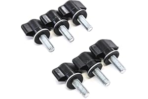 Red Hound Auto 6 Quick Removal Screws Hardware for 2007-2018 Compatible with Jeep Wrangler JK Hard Top Quick Release Fastener Kit for HardTop