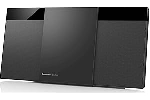 Panasonic SC-HC300EG-K, Microcadena (Home Audio Micro System, 1 Discos, 20 W, De 1 Vía, Radio FM, Bluetooth, Diseño Elegante y Fino, Sistema Hi Fi, Sonido Nítido y Puro) Color Negro