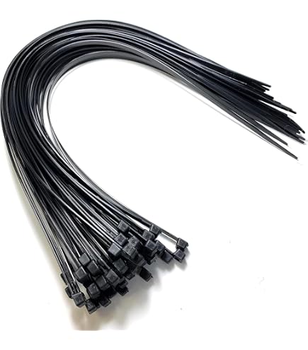 Lot De 30 Serre-Câbles Extra-Longs 900mm - Nylon Large 9mm - Résistance 91kg - Résistants Aux UV (Noir) - 12