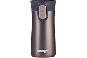 Contigo Pinnacle Autoseal Kubek podróżny ze stali nierdzewnej, termos próżniowy, szczelny kubek, kubek do kawy z łatwą do czyszczenia pokrywką bez BPA