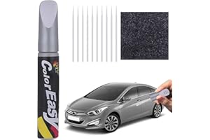 KARELLS Retoque Pintura de coche, Pluma Reparación de Rayas Auto, Pluma Retoque Pintura, Pluma Retoque de Coche, Pintura de Coche Retoque de Pluma Reparación, para Motocicleta, Coche, Bicicleta, Plata