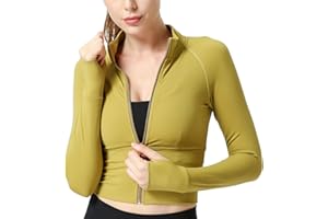 SEAUR Women's Full Zip Lightweight Workout Slim Fit Jacket Running Sports Track Top