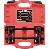 ATPEAM Compressor Springs Shock Absorber 2 Pieces 300 mm Suspension | 2pcs 300mm Forged Hooks Spindles Left Right Key Retaini