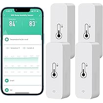 WIFI Water Leak Sensor Water Leakage Intrusion Detector Alert Water Level Overflow Alarm Tuya Smart Life App Remote Control | PH
