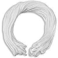 CelinaSun Sonnensegel Zubehör Flechtleine 20m weiß Sonnenschutz Befestigung Segel Montage Werkzeug