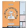 Grupo Erik Snoopy Wall Planner 2025 | Monthly Planner 16 Months Sep 2024 - Dec 2025 | 11.8 x 13.4 inches - 30 x 34 cm | With Stickers/Pen/Shopping List | Snoopy Gifts | Snoopy Merchandise