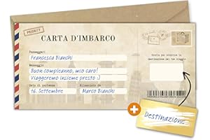 Milijou | Buono viaggio con gratta e vinci | Sorpresa, regalo, voucher, personalizzazione, carta d'imbarco, gratta e vinci