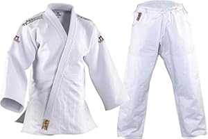 DanRho Traje de judo Kano Color Blanco Blanco
