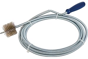 Silverline 342654 Furet Manuel avec Brosse, Silver