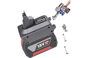 URUN Universal V6 Akku-Adapter für Dyson, kompatibel mit Bosch Professional 18V GBA System Akku, Mehrzweck-Adapter für Dyson Staubsauger der V6 Serie (nur Adapter)
