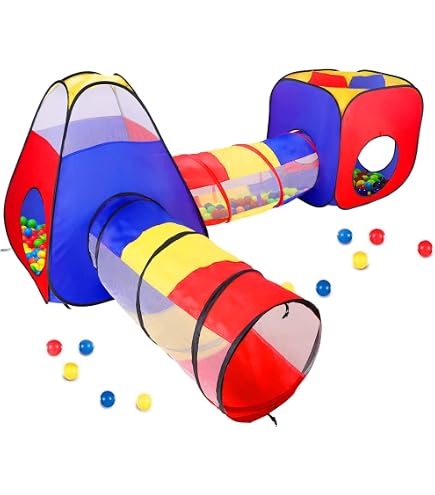 TEMPSA Tente de jeu 3 en 1 jouet enfants pliant intérieur extérieure TEMPSA Tente de jeu 3 en 1 jouet enfants pliant intérieur extérieure