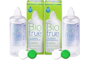 HEYWOOD Biotrue Lot Lentilles de contact Solution pour lentilles de contact souples, multi-usages, 283,5 gram Lot de 2
