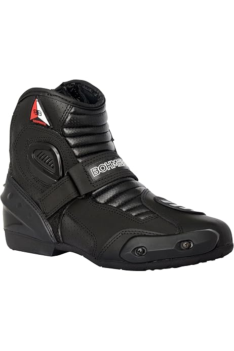 Bottes Moto SHIMA TERRA Homme/Femme - Cuir, Imperméables, Semelle Antidérapante - Protection Cheville