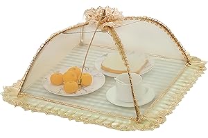 WUYUE HUA Copertura pieghevole per alimenti in rete pop-up di alta qualità, per esterni, cucina, giardino, feste, barbecue, tenere lontano da mosche e insetti