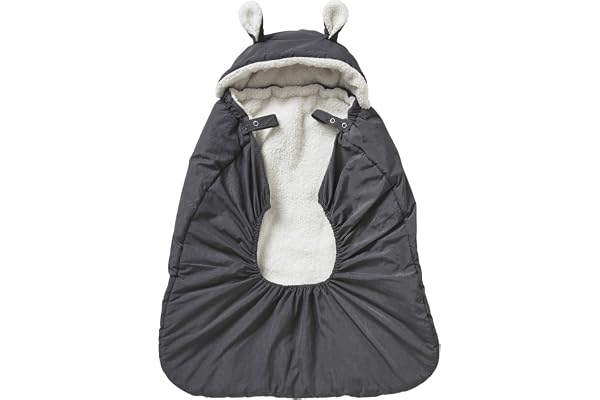 VERTBAUDET Protège Porte-bébé Doudoune Gris TU