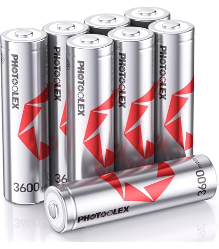 Homesuit AA Akkus 8er Pack – 1,5V, 3600 MWh, Wiederaufladbar, Mit Schnelladegerät