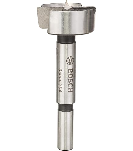 Foret Forstner Denté 45 Mm - Tige Ronde 90 Mm - Pour Bois, Panneaux, Plastique - Trous Plats Et Propres