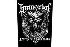 RAZAMATAZ XLG Immortal Northern Chaos Gods Back Patch Heavy Black Metal Sew On Applique
