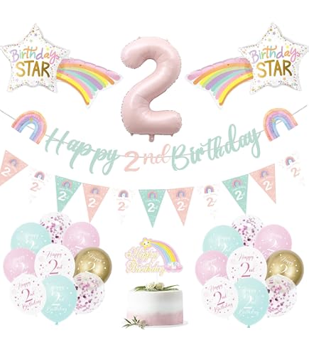 Roségold 1. Geburtstag Deko Set – 40 Zoll Luftballon, ONE-Ballon, 12 Latexballons