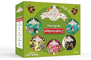 Die Schule der magischen Tiere - Hörspiele: Meine große Hörspielbox 2: »Nass und nasser! Das Hörspiel«, »Wo ist Mr. M? Das Hörspiel«, »Voll verknallt! ... Hörspiel«, »Hin und weg! Das Hörspiel«: 5 CDs