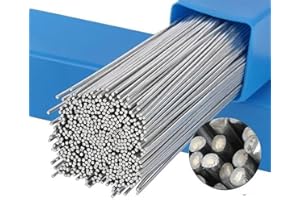 HOUXIANDOU Alambre de soldadura universal de metal, Alambre de soldadura de aluminio de fusión fácil a baja temperatura, Varillas de núcleo fundente de soldadura de solución No (20raíz,1.6mm)