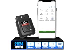 Bwaliffury OBD2 Diagnosegerät Bluetooth, Bluetooth OBDII Diagnosewerkzeug,OBD2 Code Scanner Auto Diagnose Scanner,OBDII Diagnosegerät Auto-EOBD KFZ Auslesegerät Auto,Kompatibel mit iOS Android Windows