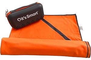 it's Smart Microfibre Travel Towel, Camping, Swimming Towel, Beach Towel, Quick Dry & Super Compact - Great for Festivals, Beach, Wild Swimming, Sports, Gym, Yoga and Hiking (Large) 160cm x 80cm