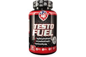 ‎MLO MLO Testo Fuel - Testosteron Booster tabletten muskelaufbau mit Aminosäuren, Tribulus, Maca, Zinc, D-Asparaginsäure (DAA), Arginin (AAKG), Hochdosiert Vegan Glutenfrei Laborgeprüft 90 Tabletten