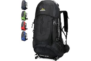 Doshwin 70L Sac à Dos Trekking Camping Voyage Randonnée Grand pour Homme Femme