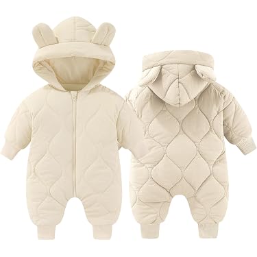 Combinaison Neige Bébé Mouton - Manteau D'hiver Polaire - Pour Nouveau-né Et Petit Garçon - Polyester Doux