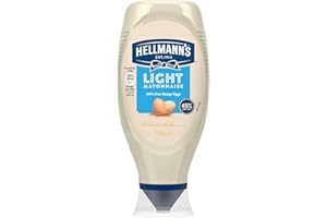 Hellmann's Light Mayonnaise Condiment Squeeze Bottle for Burgers, Sandwiches and Salads 750 ml
