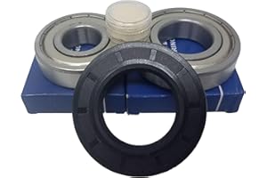 vm-doka Lagersatz Kugellager 6207 ZZ 6305 ZZ Wellendichtung 42,4x72x10/12 kompatibel mit Waschmaschinen Bosch logixx 8 1600U/min Siemens WM 8kg 1600U/min