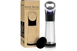 Aomaic Flaschenöffner mit Auffangbehälter, Flaschenöffner Geschenk für Männer Bieröffner Lustig, Bierflaschenöffner Bier geschenk, Kronkorken-Sammler für Bier Bar Küche im Freien